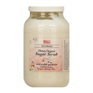 Be Beauty Spa Collection,  Honey Organic Sugar Scrub, CSC2118G1, Will Orchid n Gardenia, 1Gallon